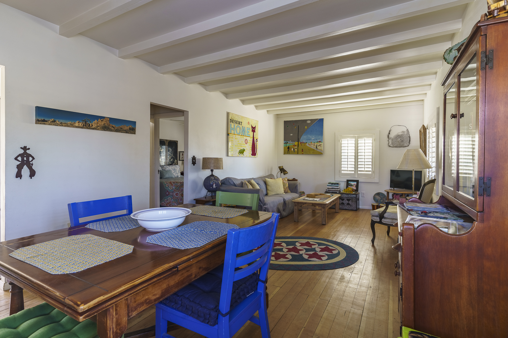 Cactus Adobe Open Living and Dining Room